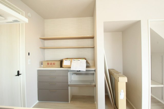 南国市大そね　1号棟　新築戸建　（全2区画）　の収納|カップボード