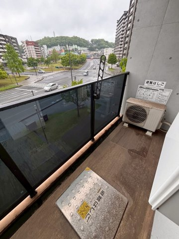 ビュークレスト大分駅南のバルコニー