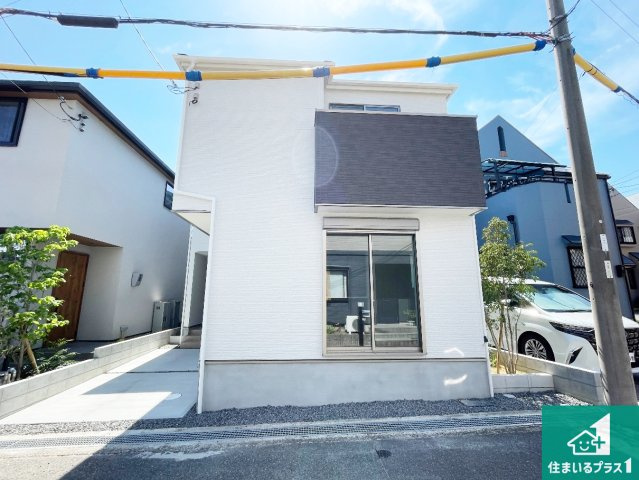 箕面市石丸　第2期　新築一戸建ての外観|お客様に長く安心して住んでいだだける事にこだわった家づくり！住んでからのアフターサービスにもしっかりと取り組んでいます！