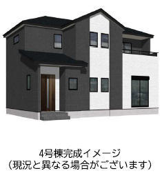 仲介手数料不要　よかタウンBloom北区梶尾町9期【北部東小・北部中】の外観パース|外観パースです