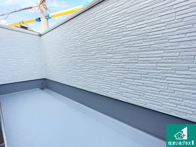 箕面市石丸　第2期　新築一戸建てのバルコニー|日当たりのよいバルコニー！お部屋が開放的に！