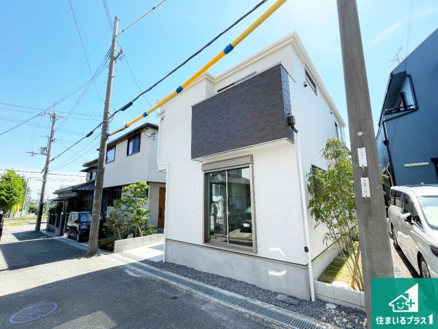 箕面市石丸　第2期　新築一戸建ての外観|お客様に長く安心して住んでいだだける事にこだわった家づくり！住んでからのアフターサービスにもしっかりと取り組んでいます！