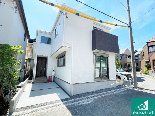 箕面市石丸　第2期　新築一戸建ての外観|安心の10年保証！外観を美しく保ち、雨水で汚れを落とします！気になることがありましたら、お気軽にお問い合わせください！