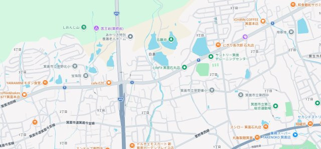 ■箕面市石丸　第2期　新築一戸建ての地図