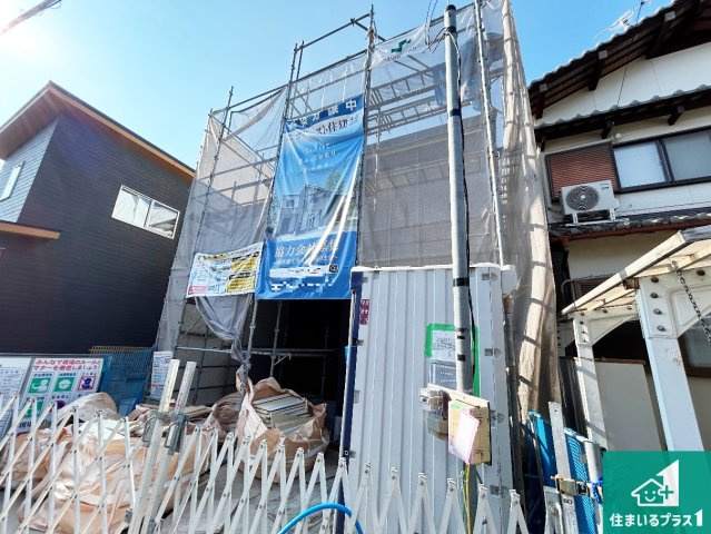 1(土)2(日)現地説明会　大和郡山市筒井町の外観|建築中ですが現地を見ると分かる事もございますので、ぜひ一度現地をご覧ください。