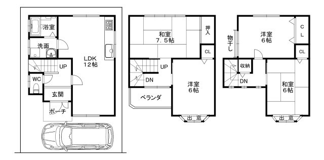宇治若森の間取り