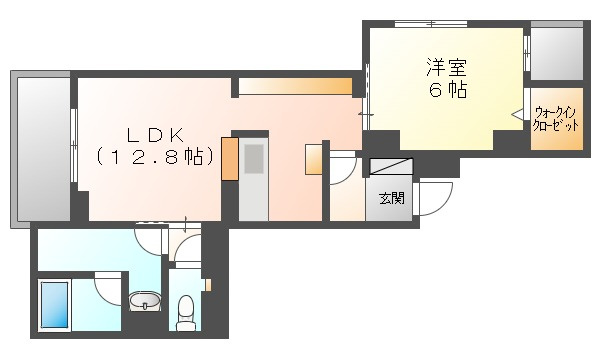 レーベンエイトⅡの間取り