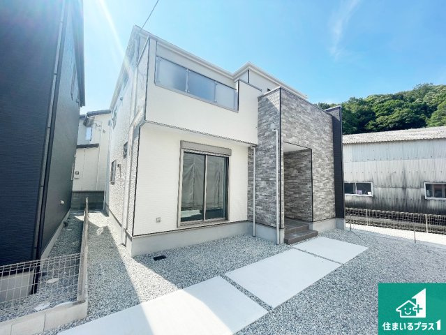 揖保郡太子町鵤　第1期　新築一戸建ての外観|お客様に長く安心して住んでいだだける事にこだわった家づくり！住んでからのアフターサービスにもしっかりと取り組んでいます！
