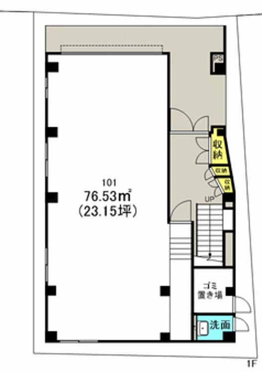 大阪市北区長柄中１丁目の店舗事務所
