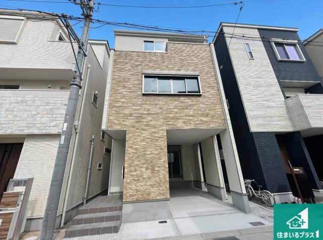 神戸市兵庫区吉田町　第1期　新築一戸建ての外観|お客様に長く安心して住んでいだだける事にこだわった家づくり！住んでからのアフターサービスにもしっかりと取り組んでいます！