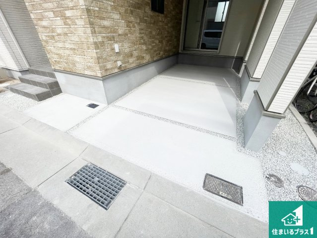 神戸市兵庫区吉田町　第1期　新築一戸建ての駐車場|駐車スペース！散水栓があるので、こまめに愛車を洗えます！