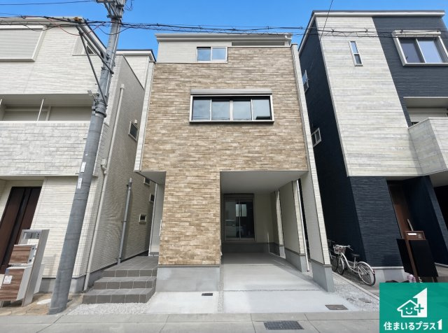 神戸市兵庫区吉田町　第1期　新築一戸建ての外観|安心の10年保証！外観を美しく保ち、雨水で汚れを落とします！気になることがありましたら、お気軽にお問い合わせください！