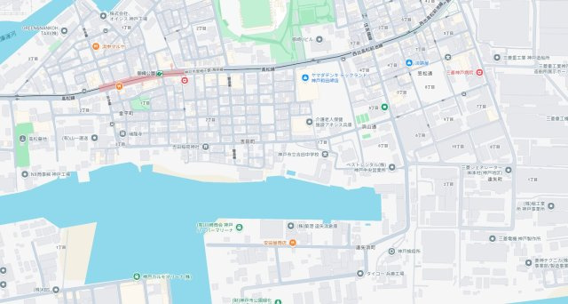 神戸市兵庫区吉田町　第1期　新築一戸建ての地図