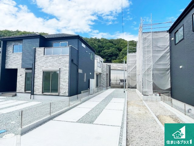 揖保郡太子町鵤　第1期　新築一戸建ての外観|安心の10年保証！外観を美しく保ち、雨水で汚れを落とします！気になることがありましたら、お気軽にお問い合わせください！