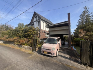 【駐車場】 | 大津市大物723-5　戸建て | 北側前面道路と駐車倉庫