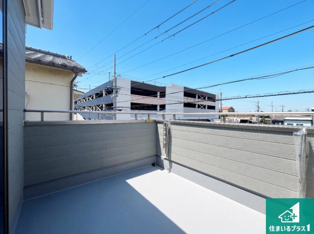 明石市大久保町西脇　第5期　新築一戸建てのバルコニー|日当たりのよいバルコニー！お部屋が開放的に！