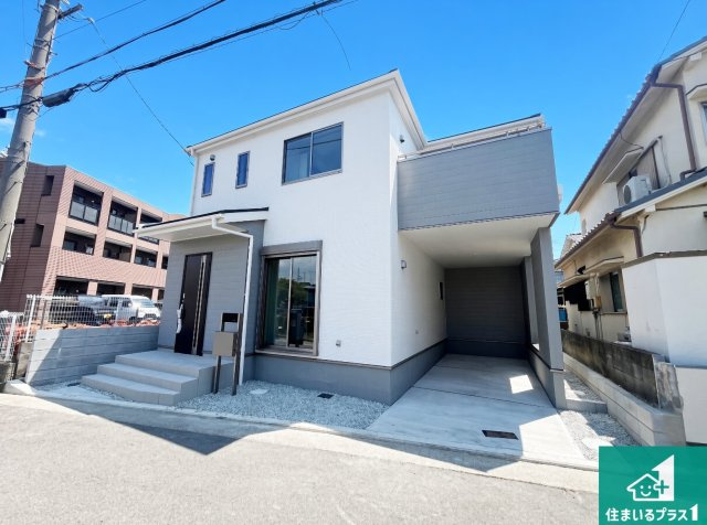 明石市大久保町西脇　第5期　新築一戸建ての外観|安心の10年保証！外観を美しく保ち、雨水で汚れを落とします！気になることがありましたら、お気軽にお問い合わせください！