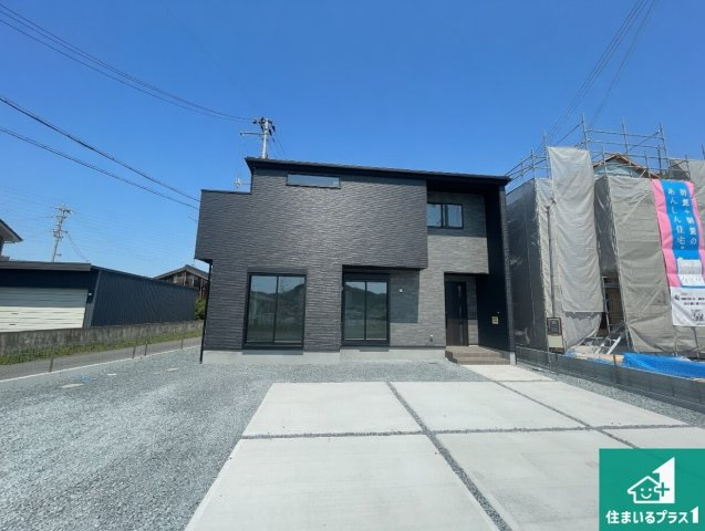 揖保郡太子町鵤　第1期　新築一戸建ての外観|お客様に長く安心して住んでいだだける事にこだわった家づくり！住んでからのアフターサービスにもしっかりと取り組んでいます！