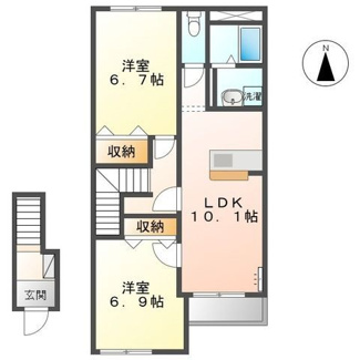 【間取り】 | ペットピア春日