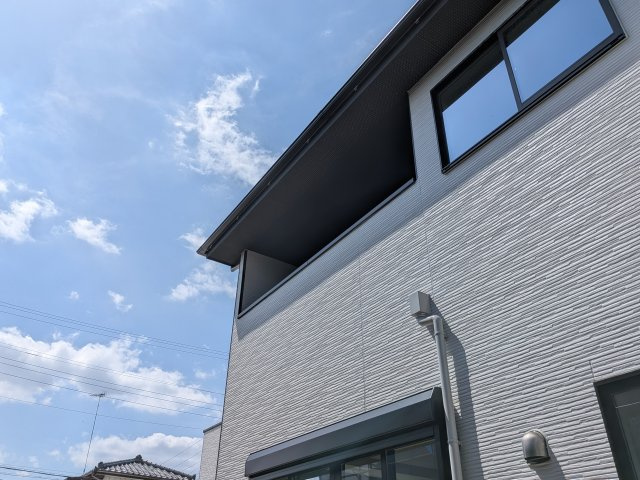 土浦市木田余　1期　新築戸建て　２号棟のバルコニー