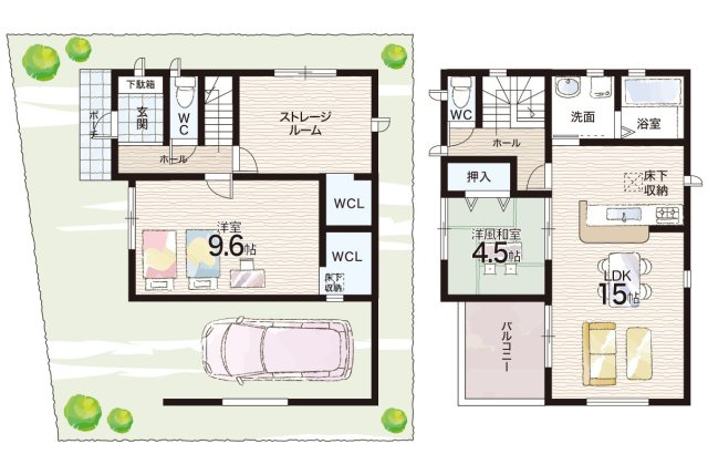 明石市大久保町西脇　第5期　新築一戸建ての間取り