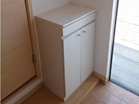 落ち着いた玄関です