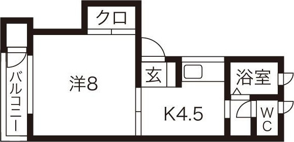タウンハウスヨシダアネックスの間取り