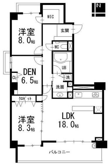 ヴィッラ松月の間取り