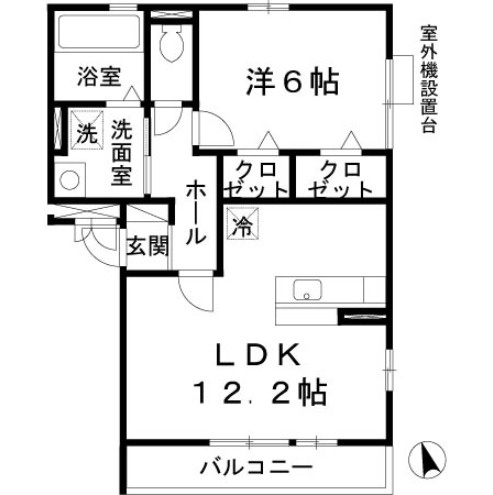 【間取り】 | リヴィエール諏訪森