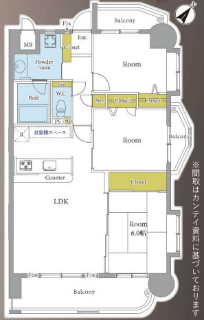  | コアマンション美野島☆仲介手数料無料☆