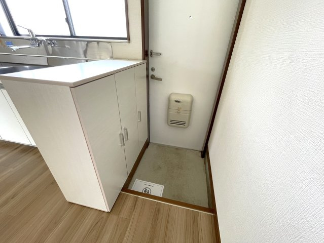 前田コーポの玄関