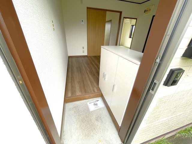 前田コーポの玄関