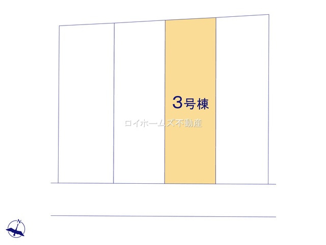 【区画図】 | 春日井市柏井町７丁目7-12『仲介料無料』新築戸建て | 3号棟