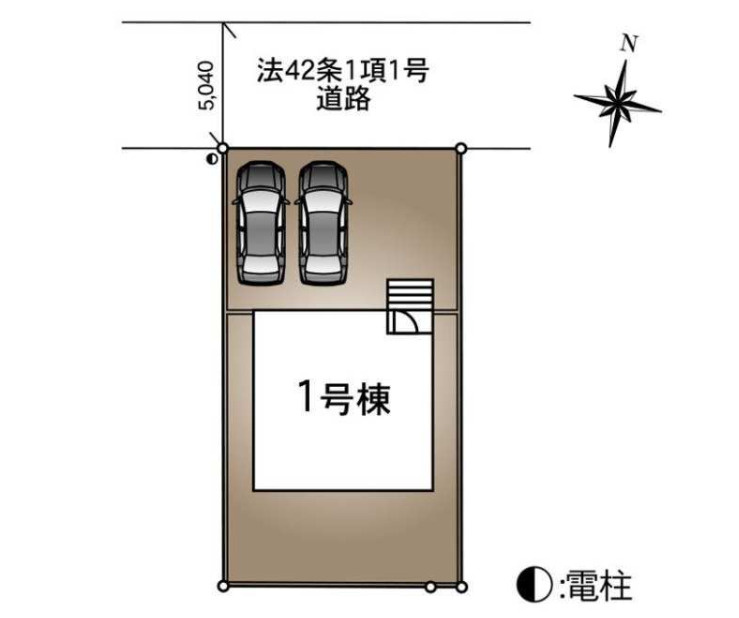 つくば市安食第2　新築戸建の区画図