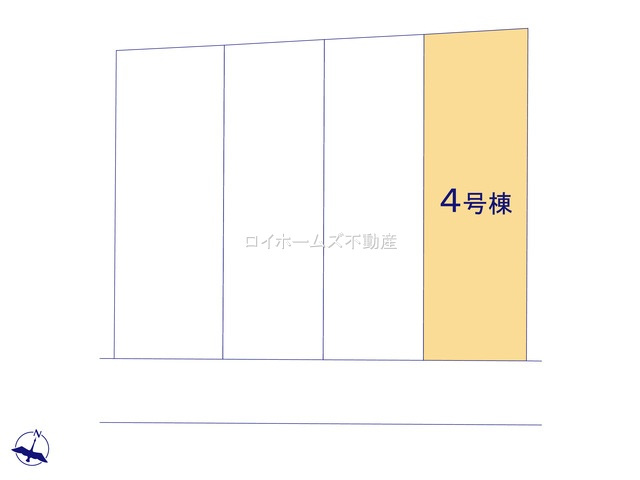 【区画図】 | 春日井市柏井町７丁目7-12『仲介料無料』新築戸建て | 4号棟