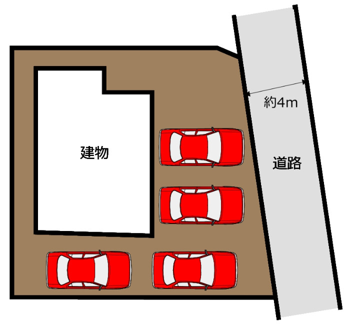 売中古戸建　富士市大淵の区画図