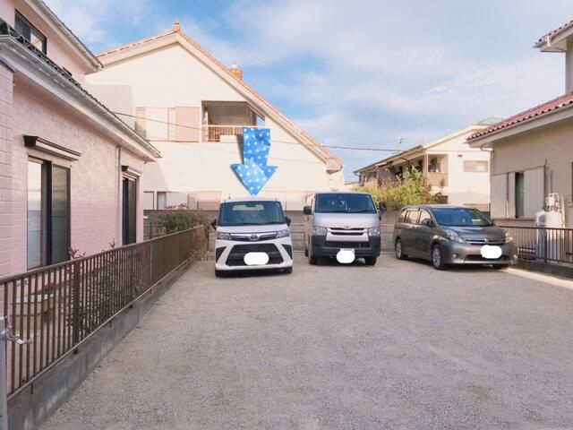 立花戸建ての駐車場|カースペースがあります