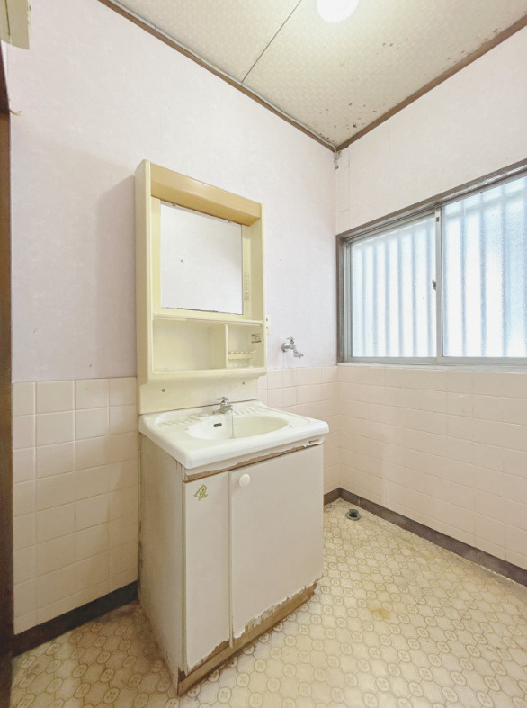 売中古戸建　富士市大淵の独立洗面台