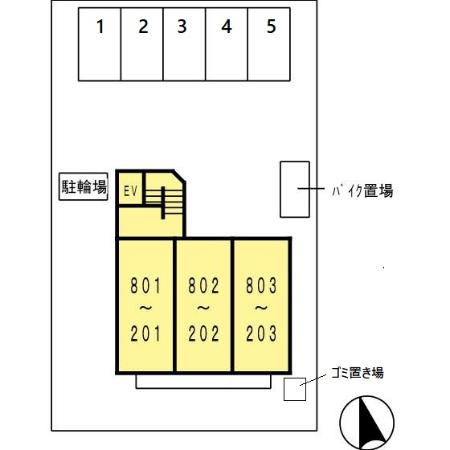 エスペランサみずのの区画図
