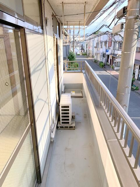 寿マンションのバルコニー