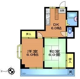 寿マンションの間取り