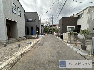 新築/新座市西堀2丁目の前面道路含む現地写真|前面道路含む現地写真です