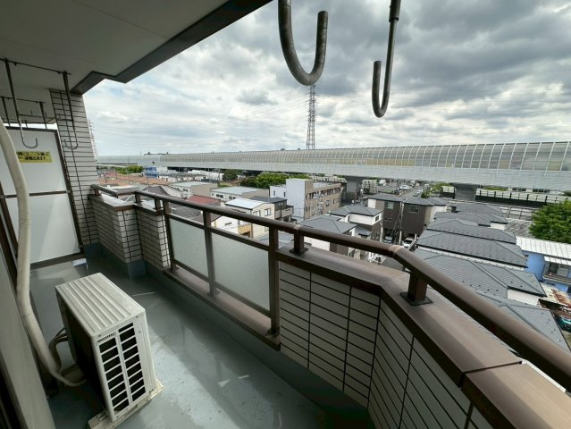 田口ビルのバルコニー