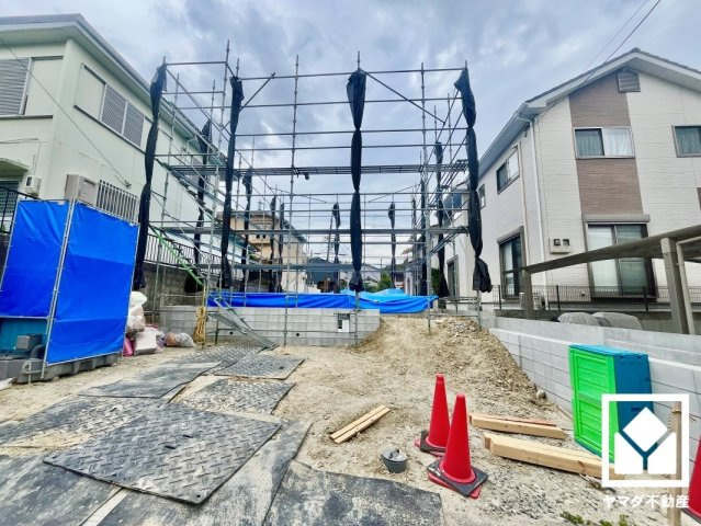 宇治市明星町３丁目　2期　1号棟の外観|7月13日　現地写真更新