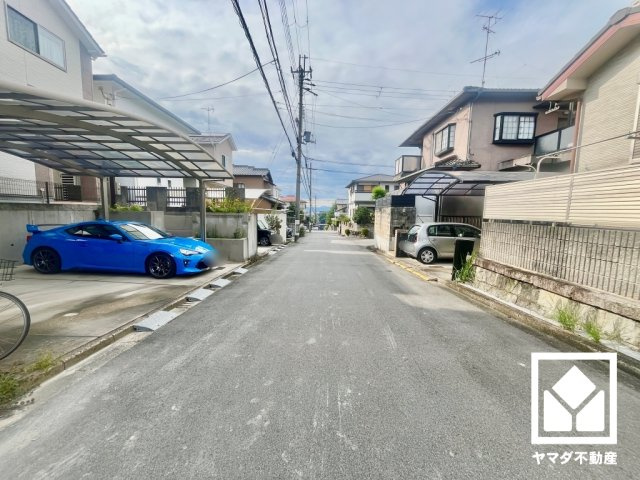 宇治市明星町３丁目　2期　の前面道路含む現地写真