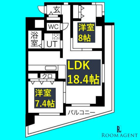 ベルドミール橘の間取り