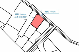 【土地図】 | 安佐南区川内二丁目　土地 | 敷地面積120㎡超