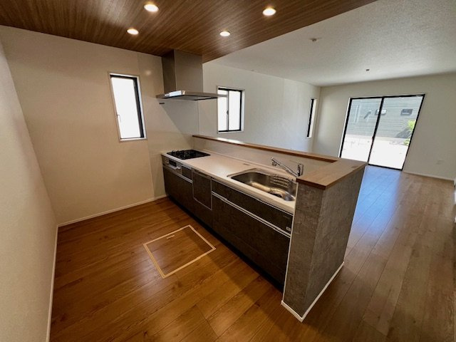 久留米市江戸屋敷１丁目1期2号棟のキッチン