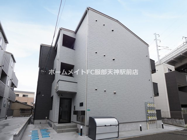 EIJU加島B(南側)の外観