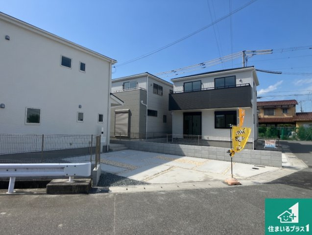 姫路市町坪　新築一戸建ての外観|お客様に長く安心して住んでいだだける事にこだわった家づくり！住んでからのアフターサービスにもしっかりと取り組んでいます！
